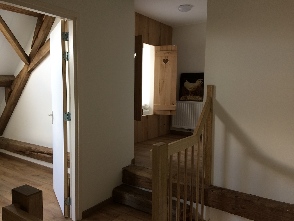 Trap naar de oude hooizolder