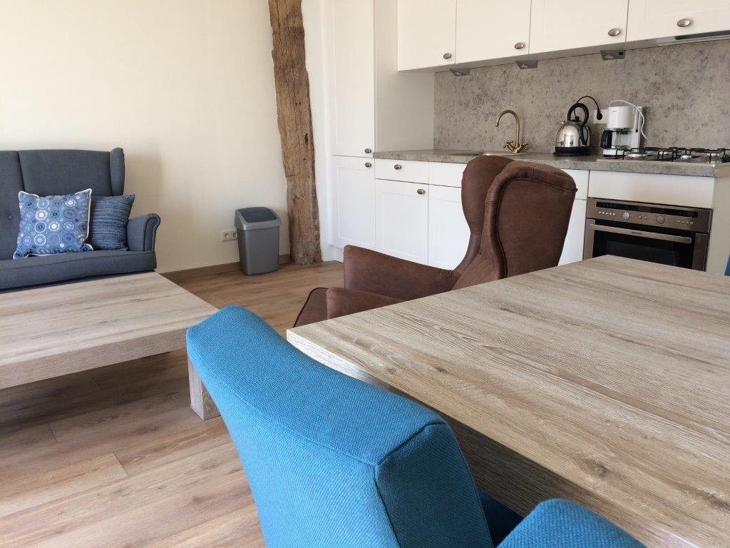 Woonkeuken in een appartement