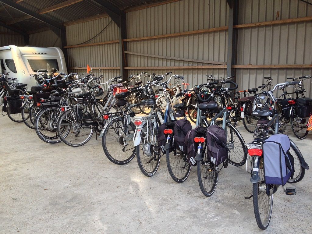 Overdekte fietsenstalling
